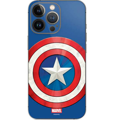 Marvel Captain America Shield iPhone 14 Pro Skin